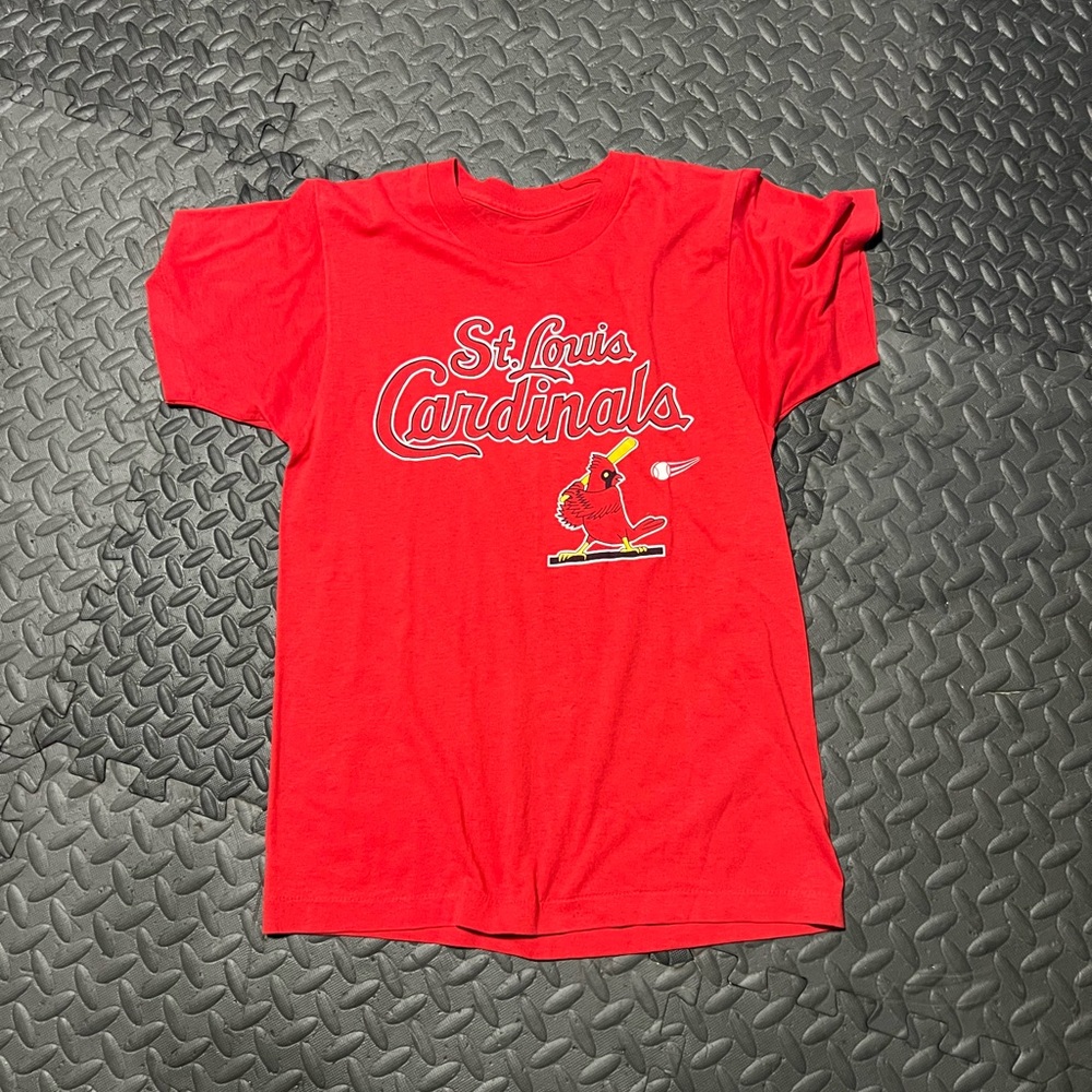 MLB Red Muscle Tee Top